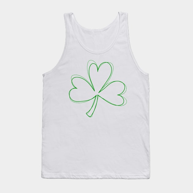 St. Patrick's Day Tank Top by sketchcot